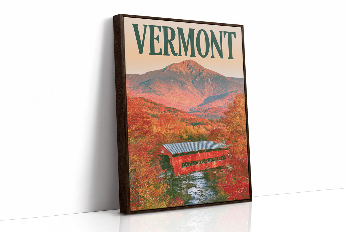 Vermont Covered Bridge Autumn