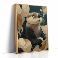 Sea Otter Among the Kelp