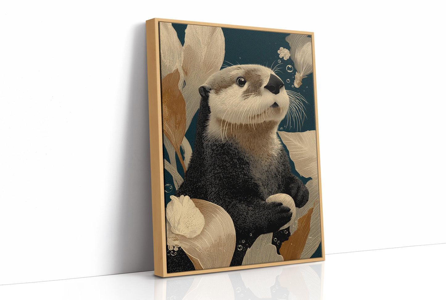 Sea Otter Among the Kelp