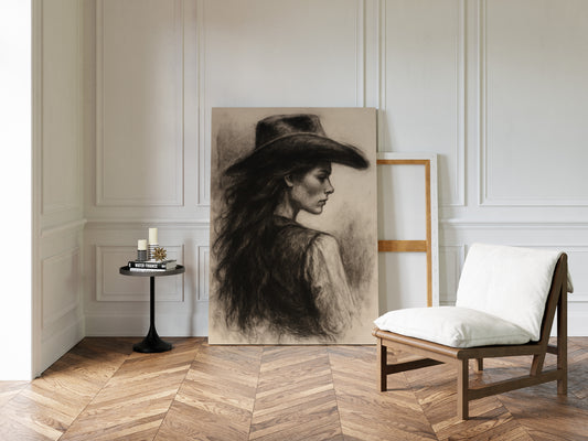 Cowgirl in Charcoal
