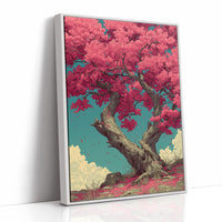 Blossoms Against a Teal Sky