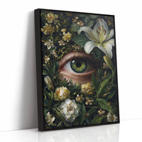 Gaze Beneath the Floral Veil