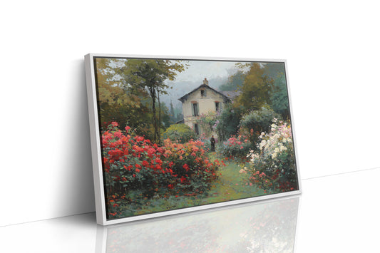 Summer Roses Guard The Cottage Path