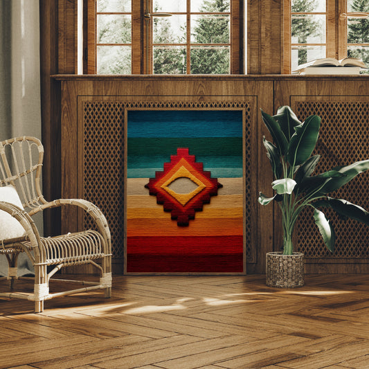 Sacred Symbols Paint Desert Horizons