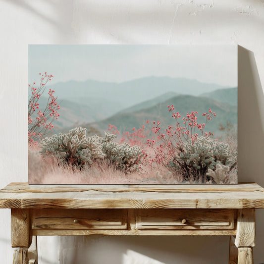 Desert Blossoms Paint Mountain Dreams