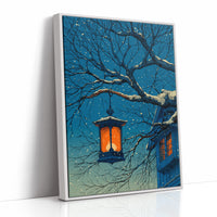 Winter Lantern in the Snow