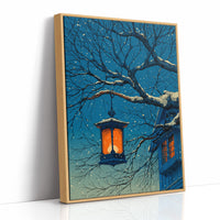 Winter Lantern in the Snow