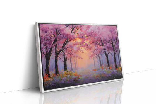 Cherry Blossoms Paint The Dawn Path