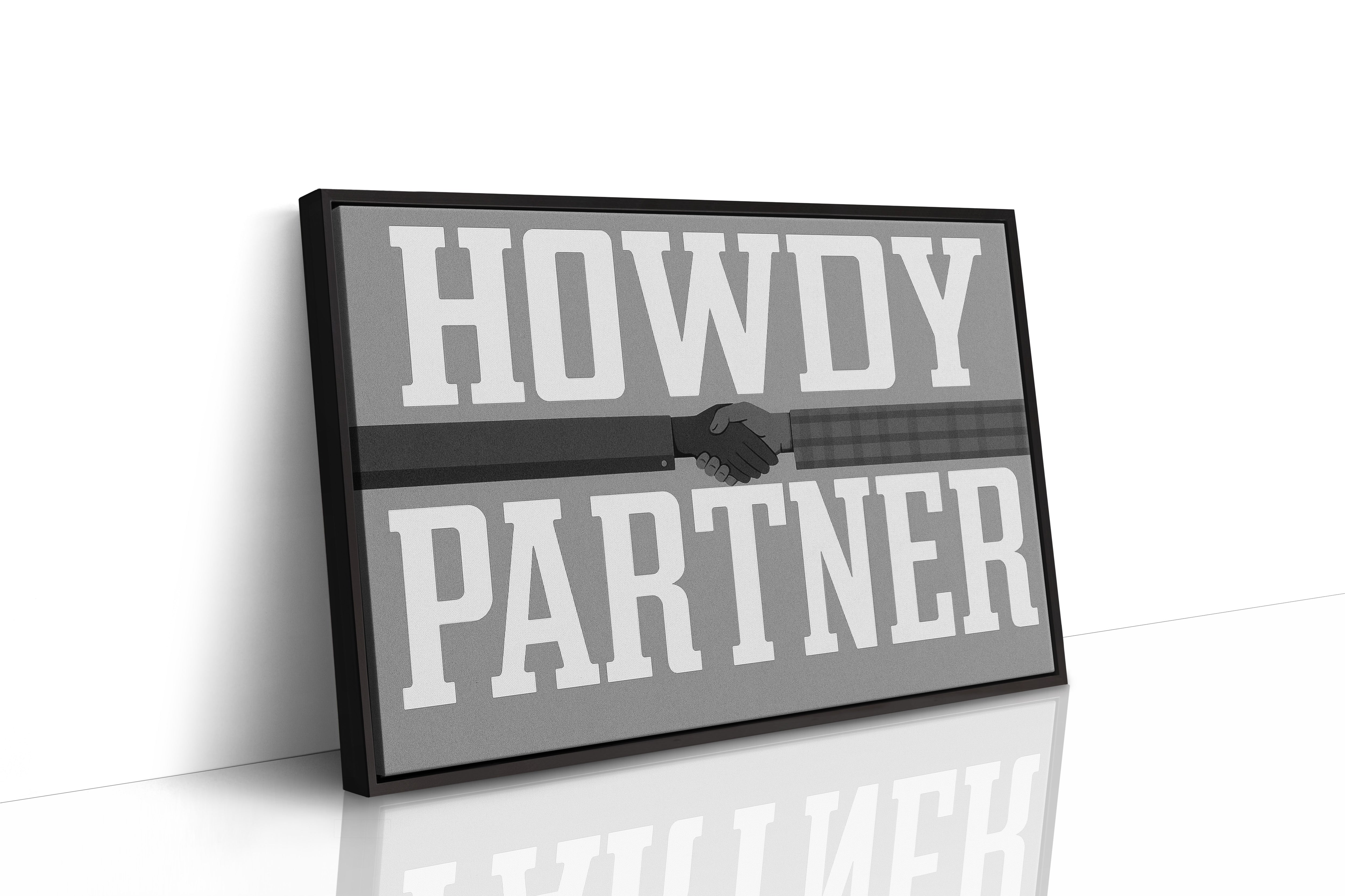 Howdy Partner Vintage Western Greeting