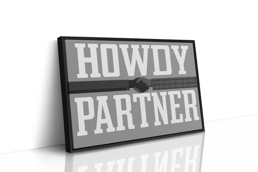 Howdy Partner Vintage Western Greeting
