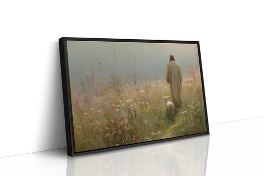 Faithful Companion Through Misty Meadows