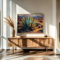 Agave Dances With Desert Light