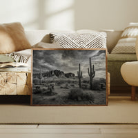 Saguaros Dance Under Storm Clouds