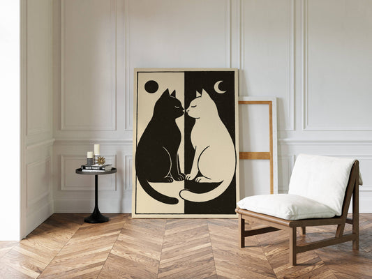 Day Meets Night Through Feline Eyes