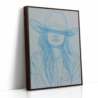 Blue Lines Paint Prairie Stories