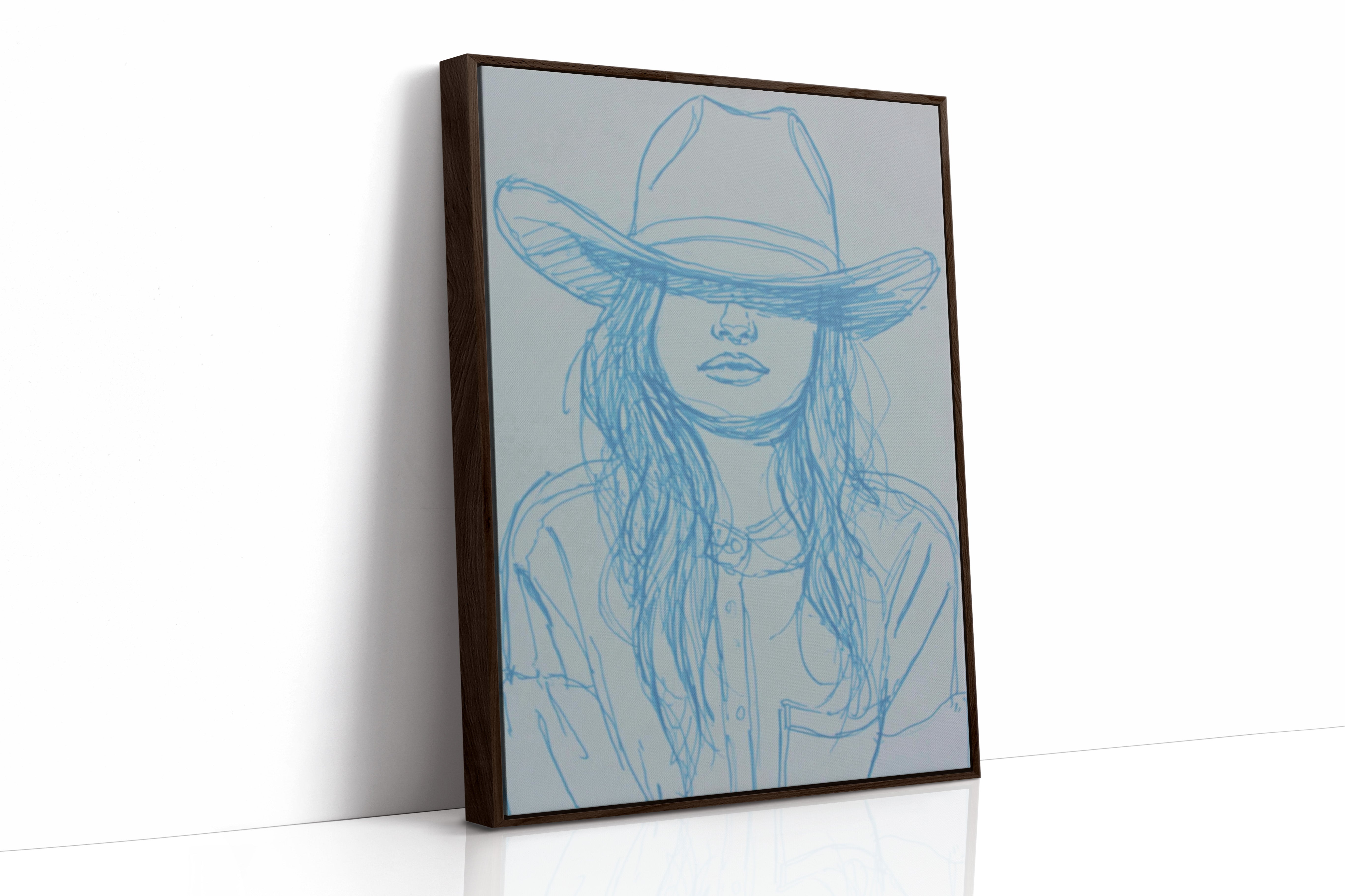 Blue Lines Paint Prairie Stories