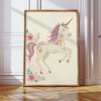Blossom Mane Unicorn in Dreamy Pastels