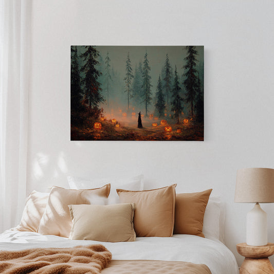 Misty Forest Lantern's Gaze
