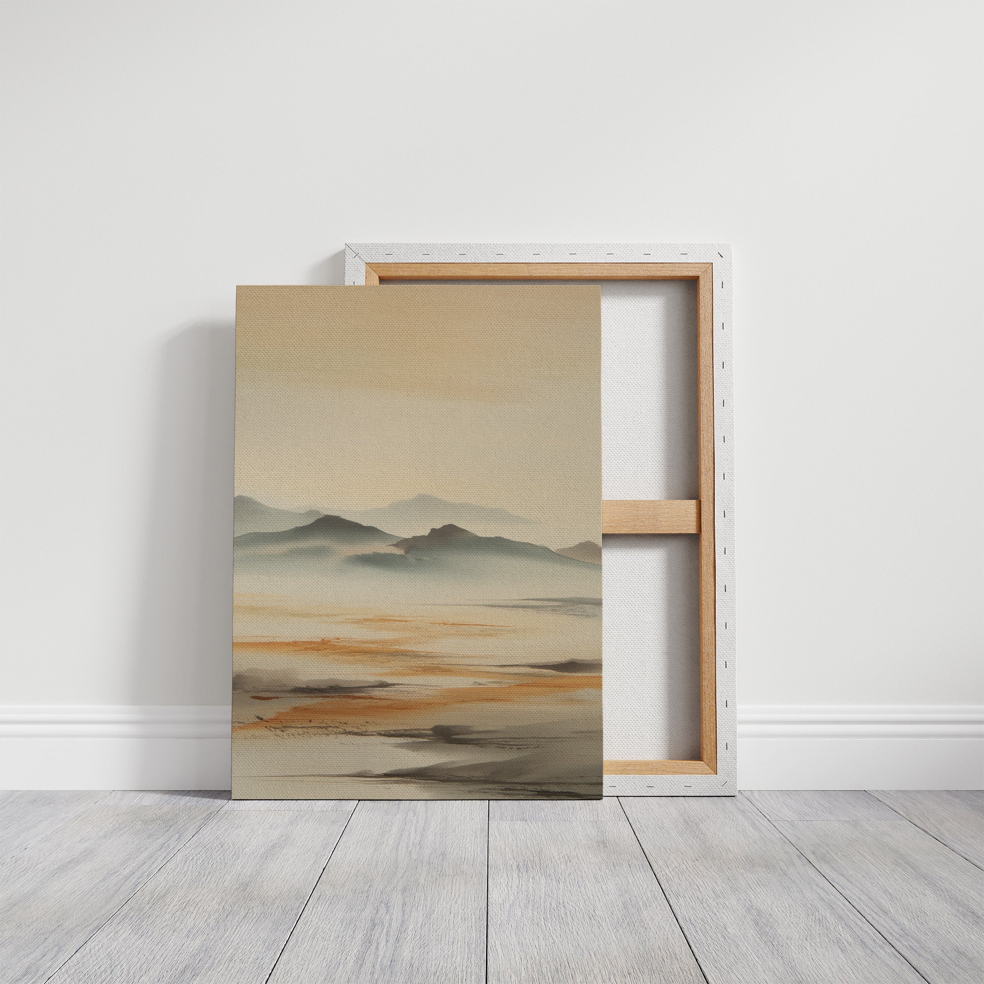 Distant Peaks Paint Desert Dawn