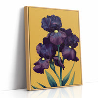 Dark Violet Against The Gold