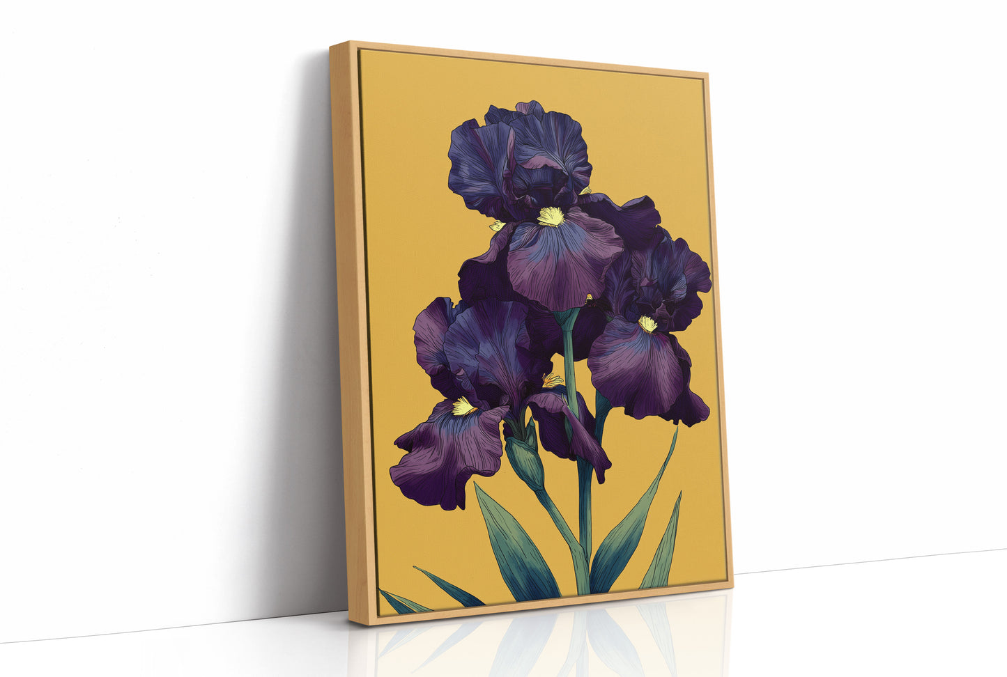 Dark Violet Against The Gold