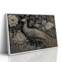 Moonlit Peonies Crown Royal Feathers