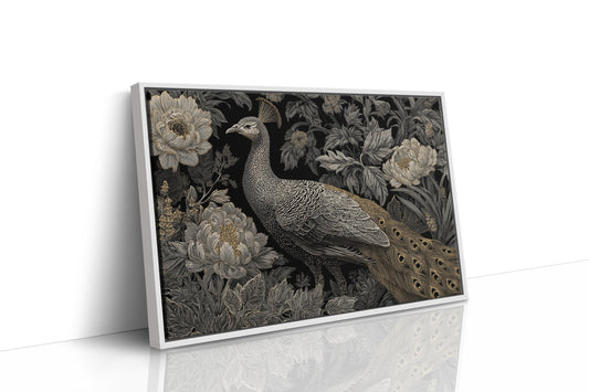 Moonlit Peonies Crown Royal Feathers