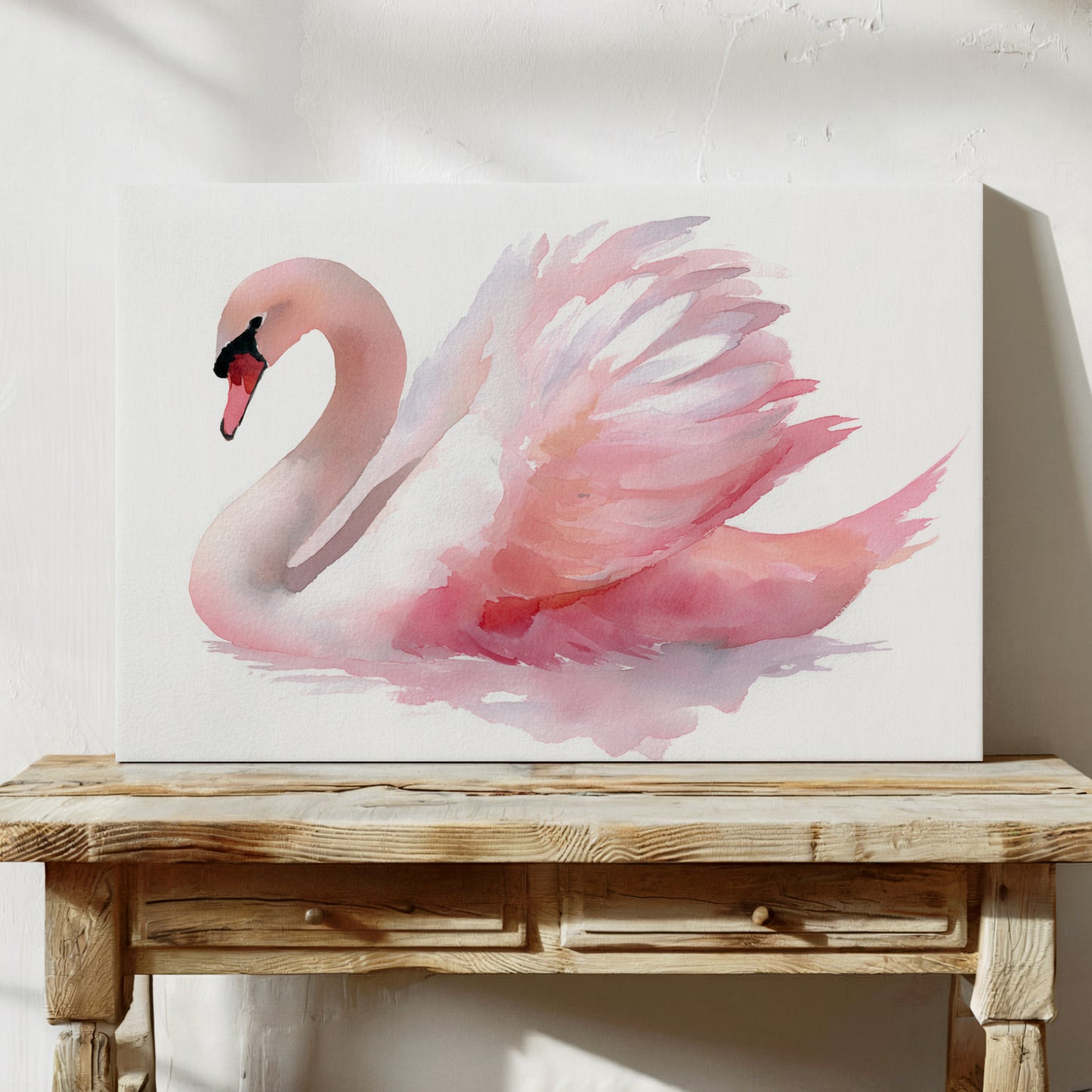 Pink Grace Drifts At Dawn