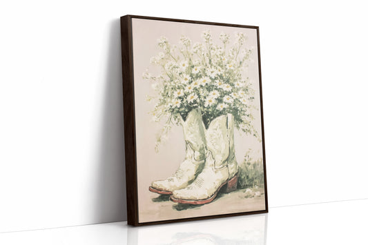 Boots Blooming With Life