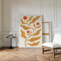 Golden Leaves Hold Coral Stories