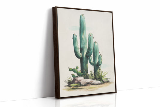 Saguaros Paint The Morning Mint