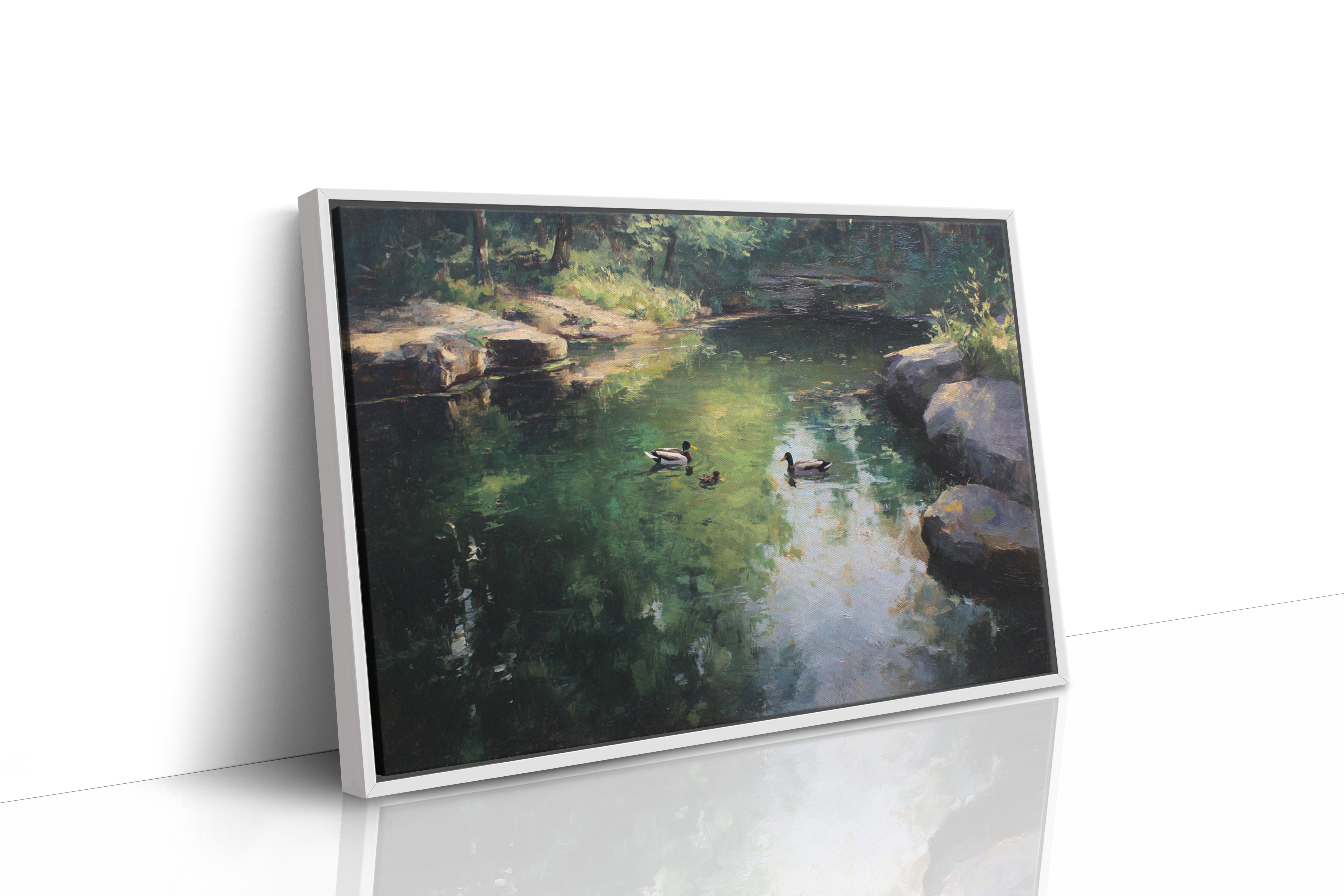 Mallards Find Their Secret Pool