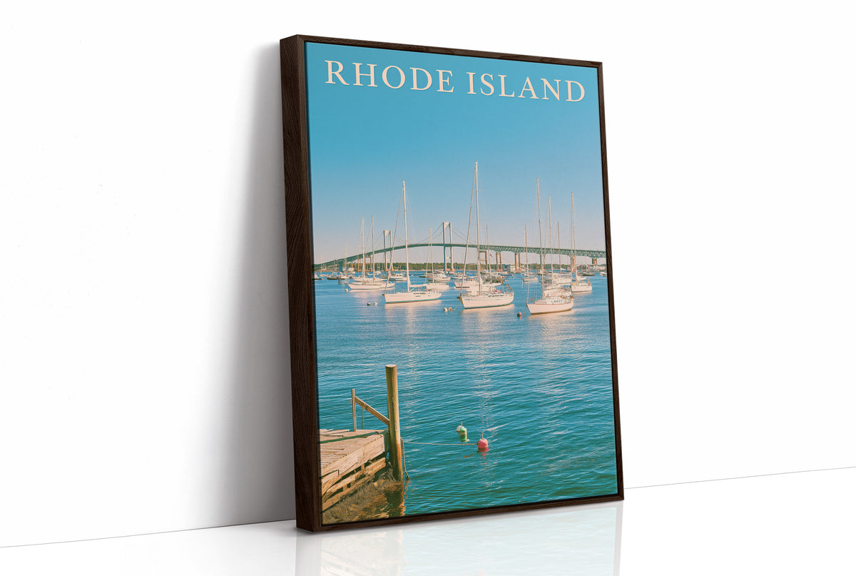 Newport Bridge Harbor Morning