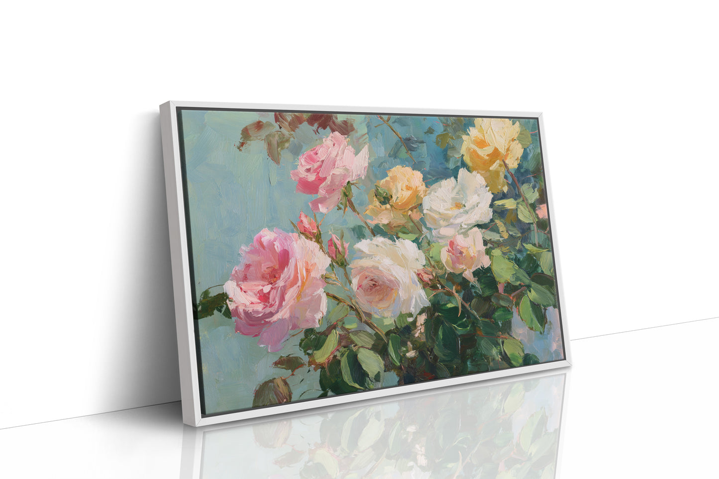 Summer Roses Catch Morning Light