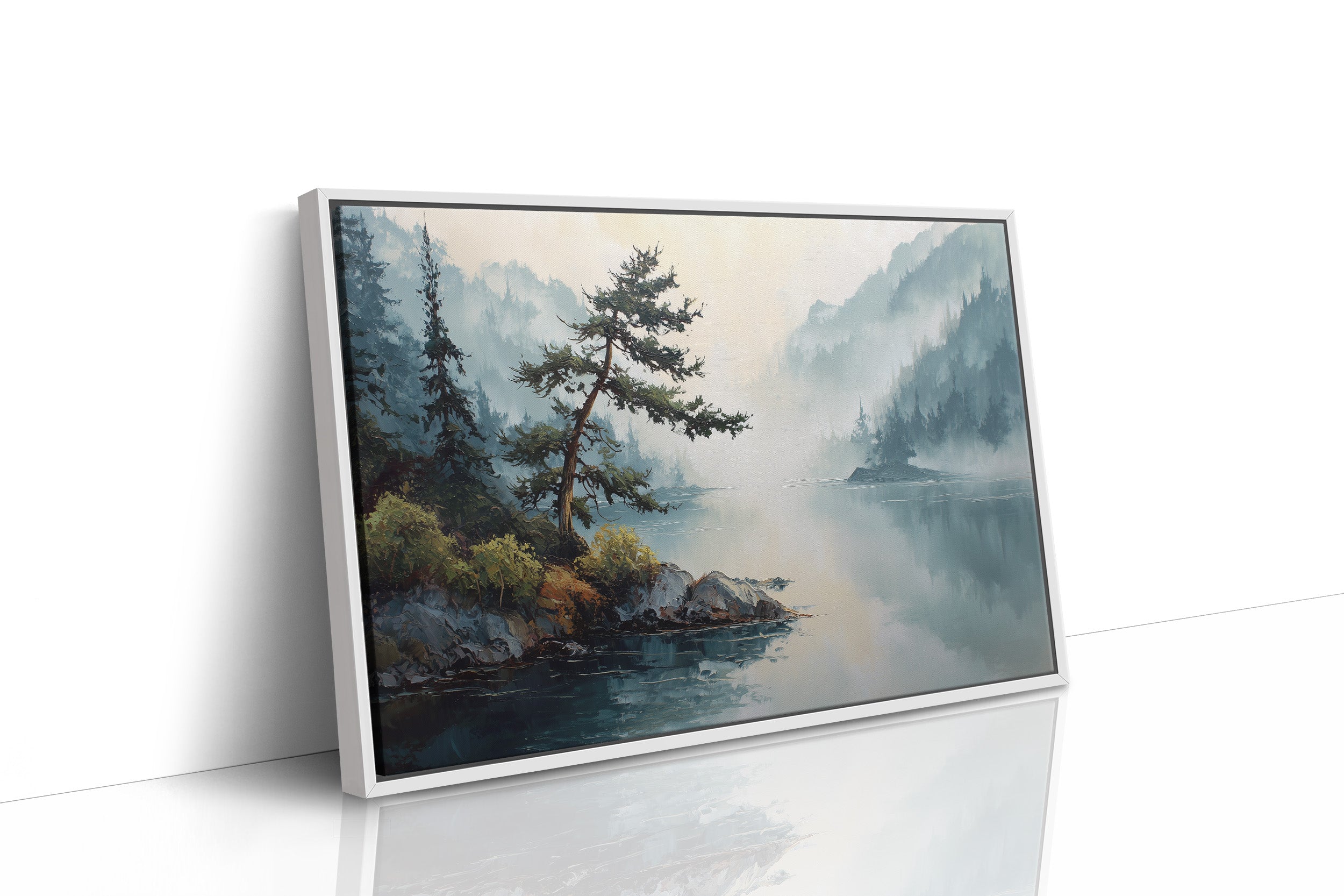 Lone Pine Guards Misty Waters