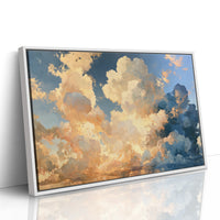 Golden Clouds Over Still Water