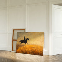 Cowboy in the Golden Haze