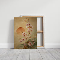 Cherry Blossoms Dance With Setting Sun