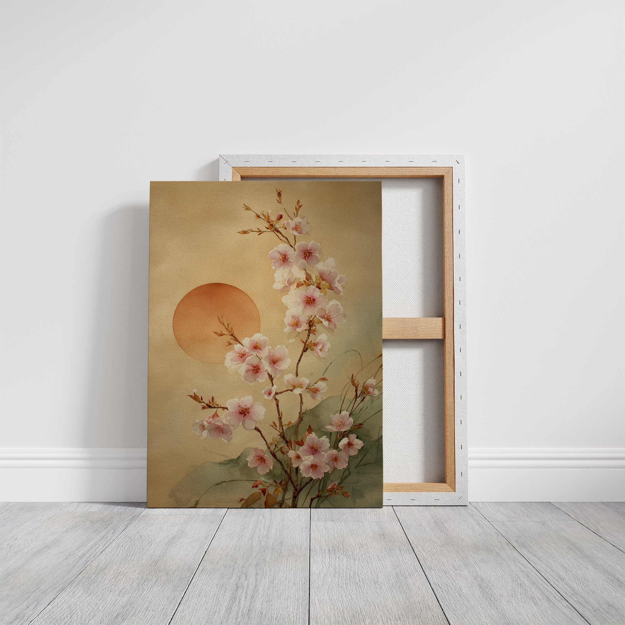 Cherry Blossoms Dance With Setting Sun