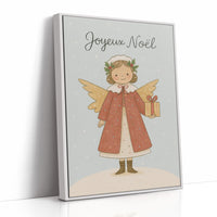 French Holiday Angel Brings Gifts