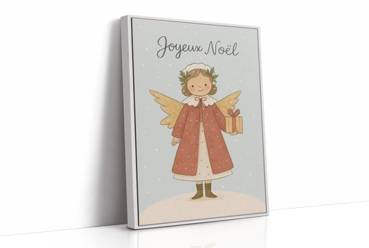 French Holiday Angel Brings Gifts