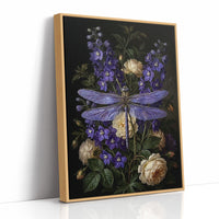 Dragonfly in the Delphinium