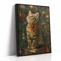 Curious Cat's Christmas Tale Unfolds