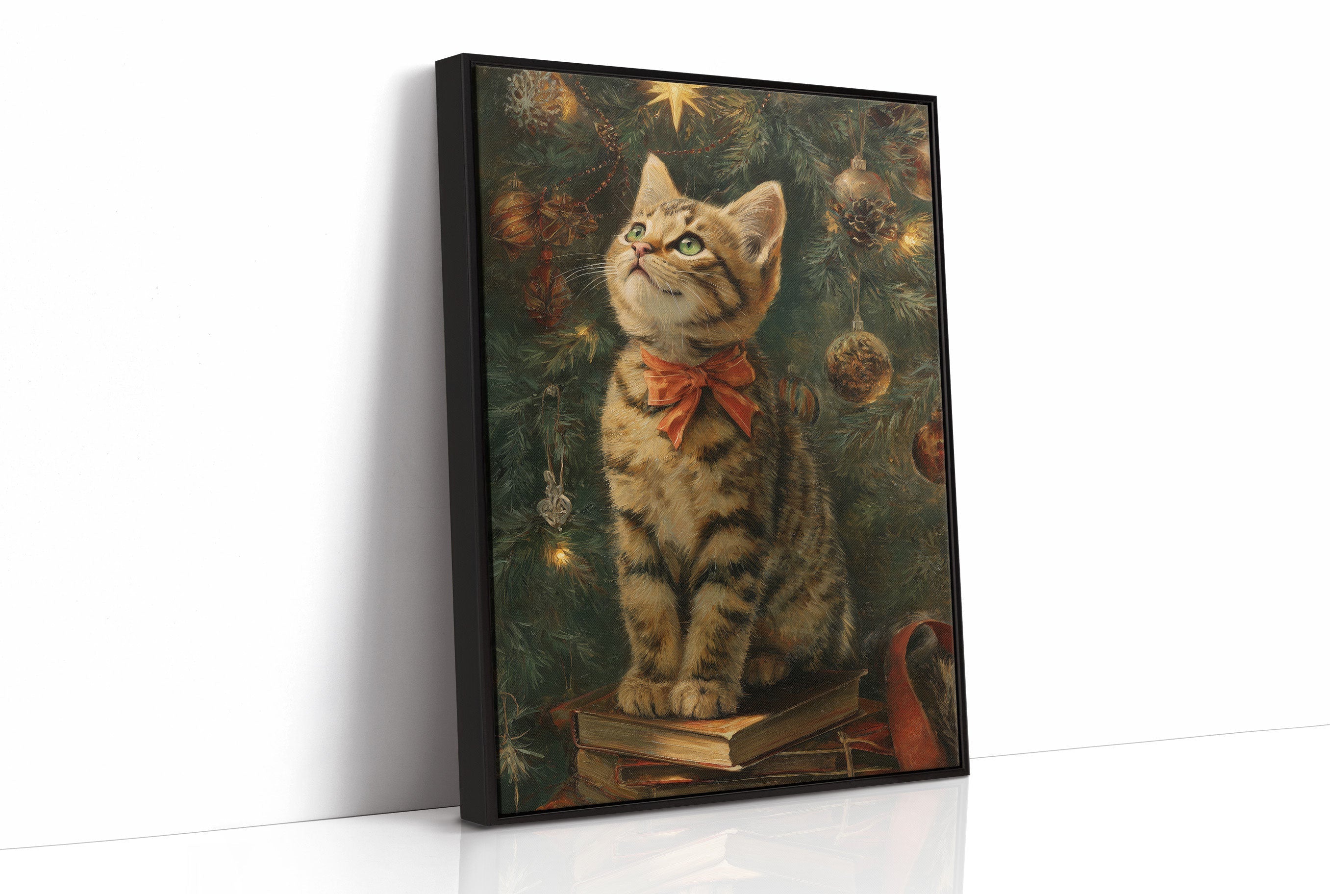 Curious Cat's Christmas Tale Unfolds