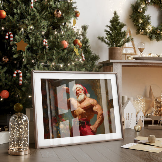 North Pole Gym Builds Holiday Muscle