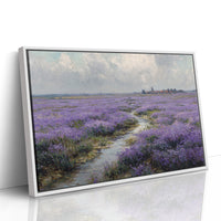 Lavender Paths Lead To Windmills