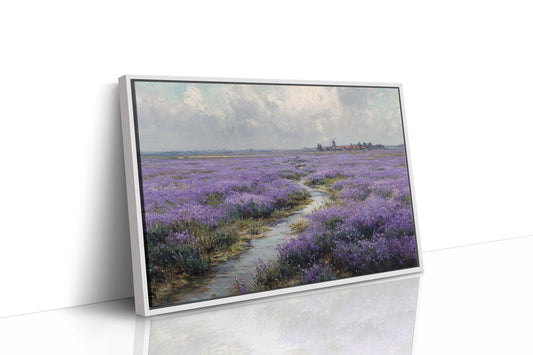 Lavender Paths Lead To Windmills