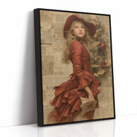 Crimson Tales Meet Winter's Glow