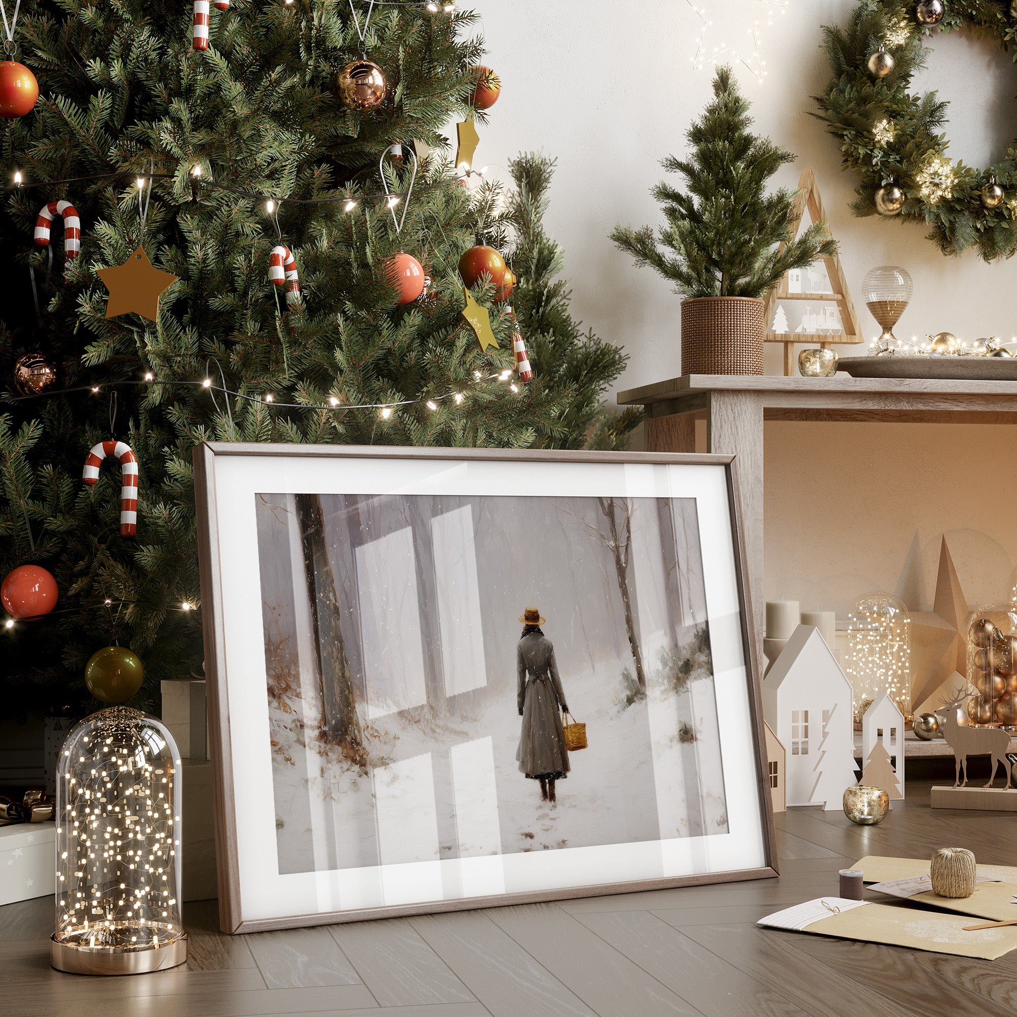 Winter Path Leads To Mystery