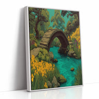 Stone Bridge Over Turquoise Waters